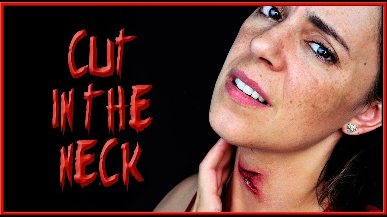 Halloween Makeup Tutorial Cut In The Neck Effect Silvia Quiros