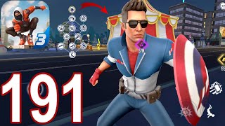 Spider Fighter 3 - Gameplay Walkthrough Part 191 - Captain Hero Max Out (iOS, Android) screenshot 1