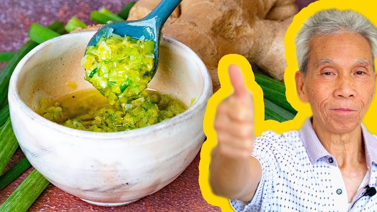 🤩 Ginger Scallion Sauce: The Chinese Restaurant Way (薑蔥醬)!