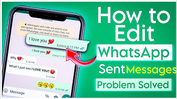 How to Solve Whatsapp edit message feature NOT Available | WhatsApp Edit Message 2023