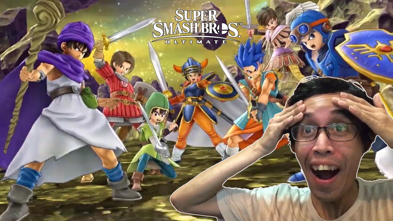 Super Smash Bros. Ultimate - The Hero from Dragon Quest DLC Reveal Trailer Reaction (E3 2019)