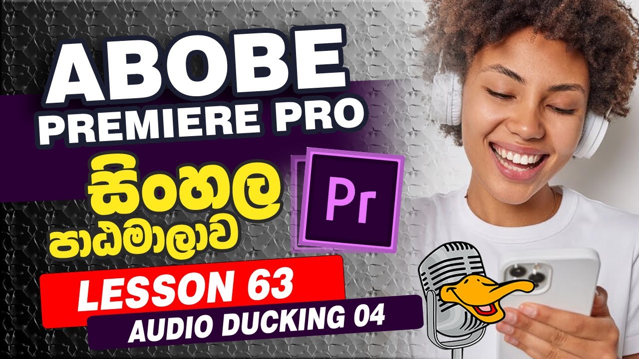 Lesson 63 Adobe Premiere Pro Sinhala Course Premiere Pro Tutorial