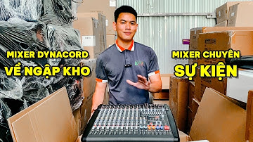 Mixer Dynacord về ngập kho phục vụ các bác làm sự kiện vừa và nhỏ, các bác làm hát văn