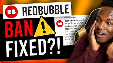 Redbubble Account Suspension FIXED?! | Redbubble FINALLY responded