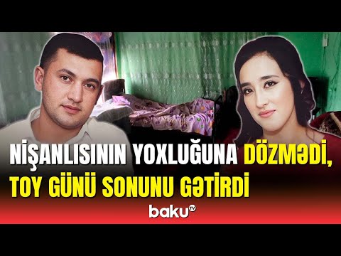 Qəzada ölən nişanlısına görə hər kəsi gözyaşına boğdu | Qəbələdə faciə