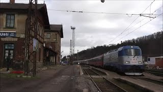 Vlaky - Ústí nad Orlicí (před rekonstrukcí) - 15.3.2014