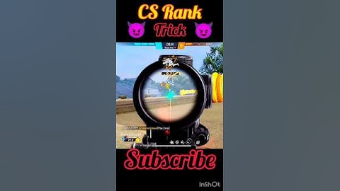 Best trick on cs rank😈☠️ || Best hidden place in clock tower🗼 || #freefiretrickandtips #shorts