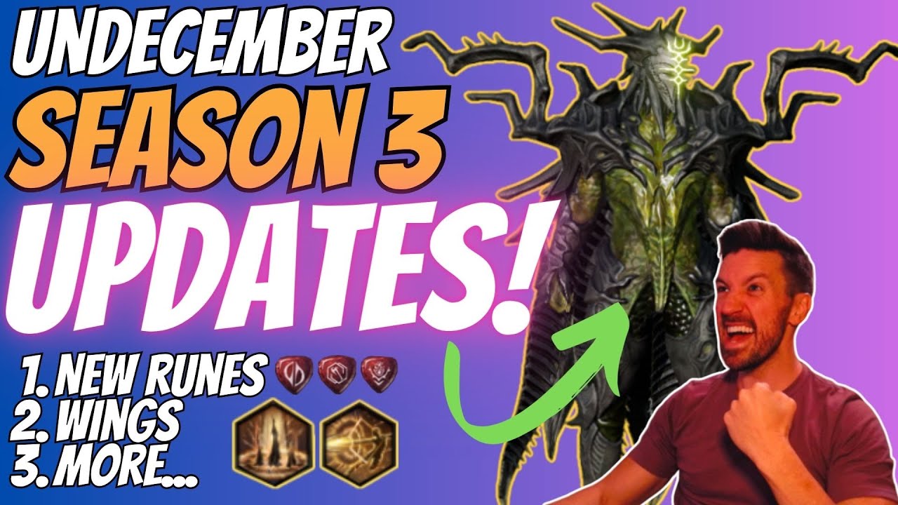 Undecember SEASON 3 Updates - New Runes/Uniques!!! 