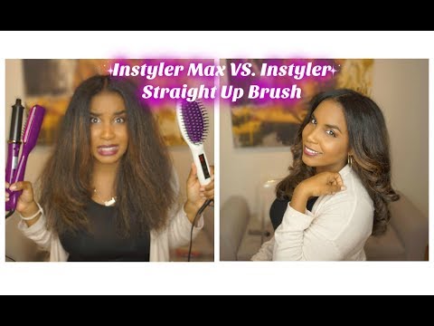 Instyler Max VS. Instyler Straight Up Brush (Review & Demo)