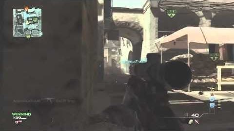 Fastest Quickscoping MOAB EVER in MW3 (5 Man Feed)