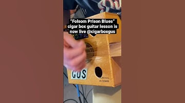 Thumbnail of How to Play Folsom Prison Blues on 3-string fretless cigar box guitar lesson now available