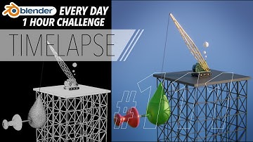 Geometry Node Scene with a Cloth Simulation Balloon - Blender Every Day #111