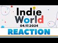 We react to nintendos indie world 41724