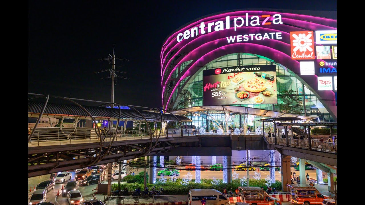 [4K] 2020 Торговый центр Central Plaza Westgate недалеко от Талад Банг Яй, Нонтхабури
