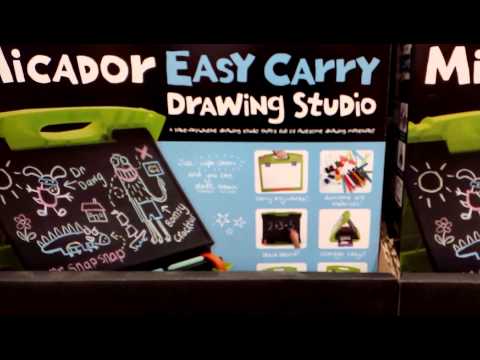 [好市多商品] Micador兒童兩用畫板(Easy Carry Drawing Studio)  20151215 [宅爸詹姆士]