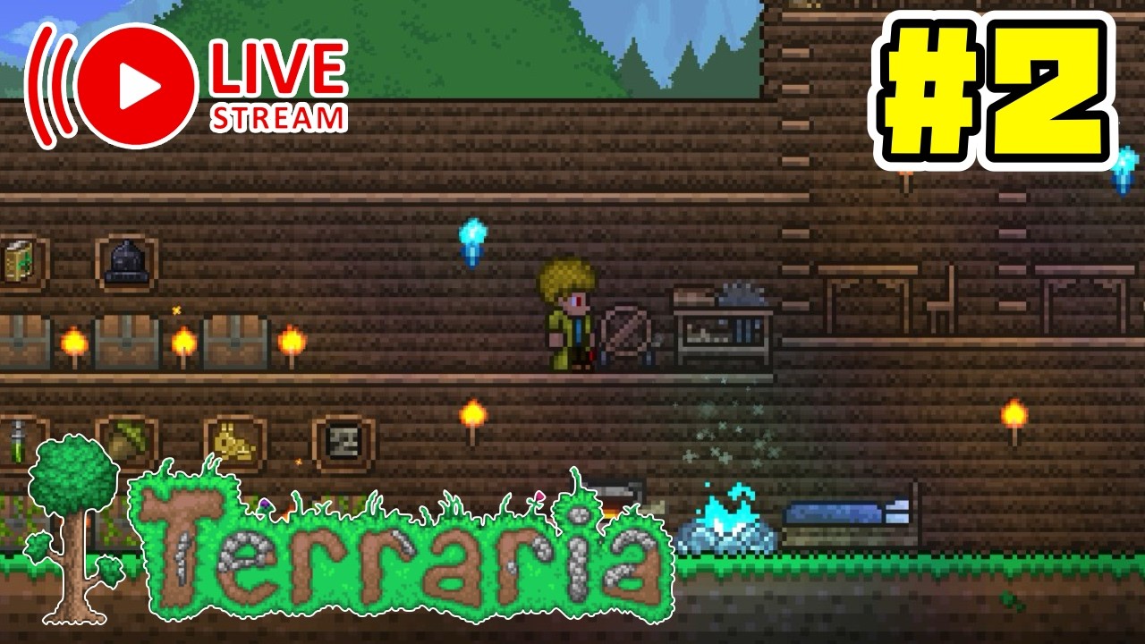 【テラリア】洞窟探検編！間に合えばボス討伐まで進めたい。