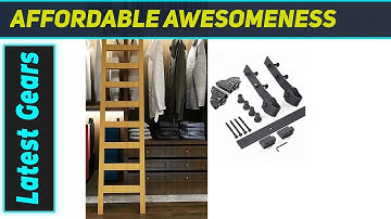 `Rolling Ladder Hardware Kit: Transform Your Home with This Amazing Sliding System!