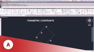 Learn AutoCAD - Parametric Constraints
