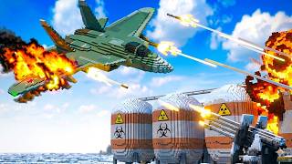 Plane vs Snowy Base The Ultimate Structural Test | Teardown Physics
