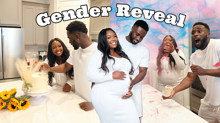 OUR OFFICIAL GENDER REVEAL!!!