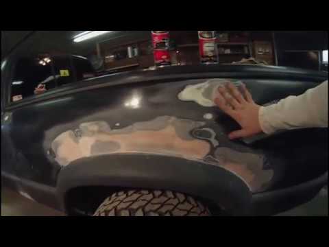 How to: Applying Raptor Bed Liner - YouTube