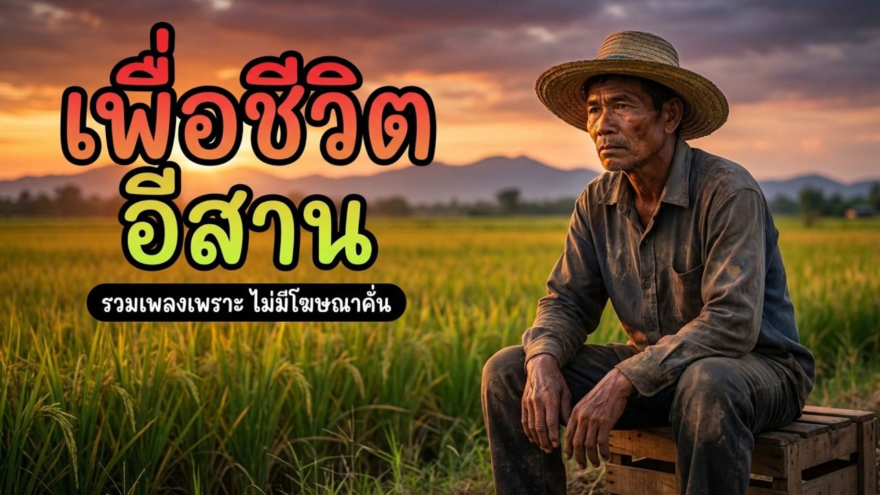 ใหม่ล่าสุด❤️ - รวมเพลงอีสาน-เพื่อชีวิต - ฟังเพลินยาวๆ【LONGPLAY】ไม่มีโฆษณาคั่น