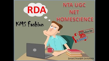 RDA (Recommended Dietary Allowances) 2010 by Shwetambri Sharma