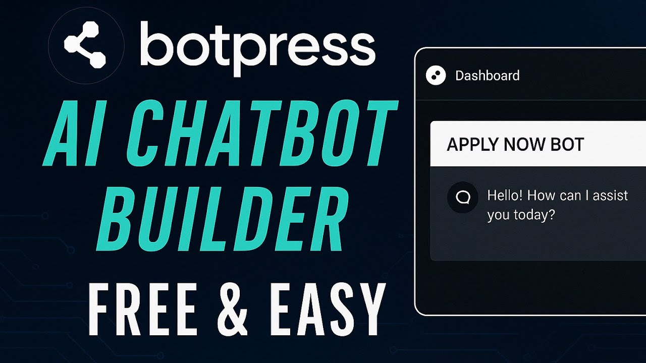 Free AI Chatbot Builder ! How to use Botpress Chatbot Tutorial for ...