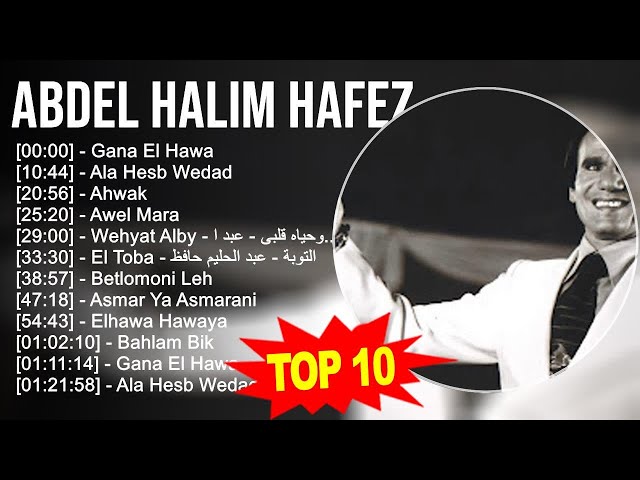 Abdel Halim Hafez 2023 MIX - Top 10 Best Songs class=