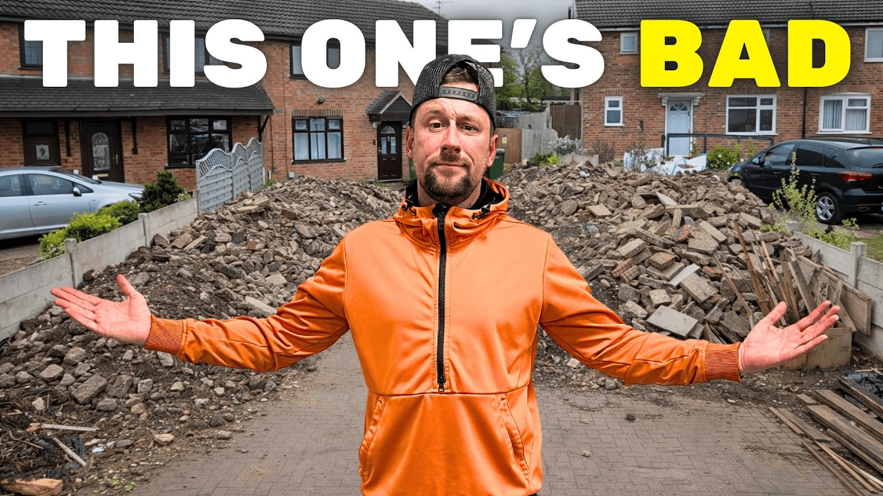 The WORST driveway I have ever transformed!