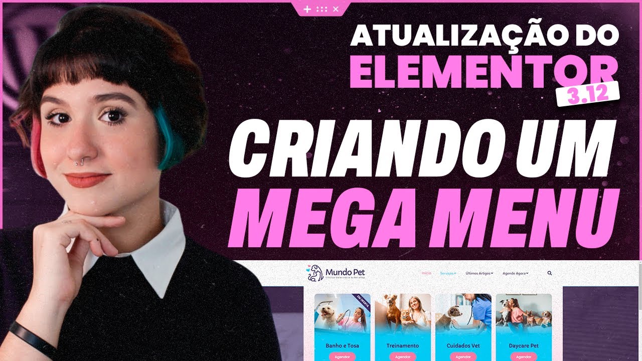 Como criar o  Megamenu na nova atualização do Elementor 3.12 (Está incrível)