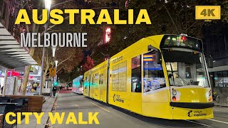 Melbourne City walk 2024 4K |Melbourne walk 4K