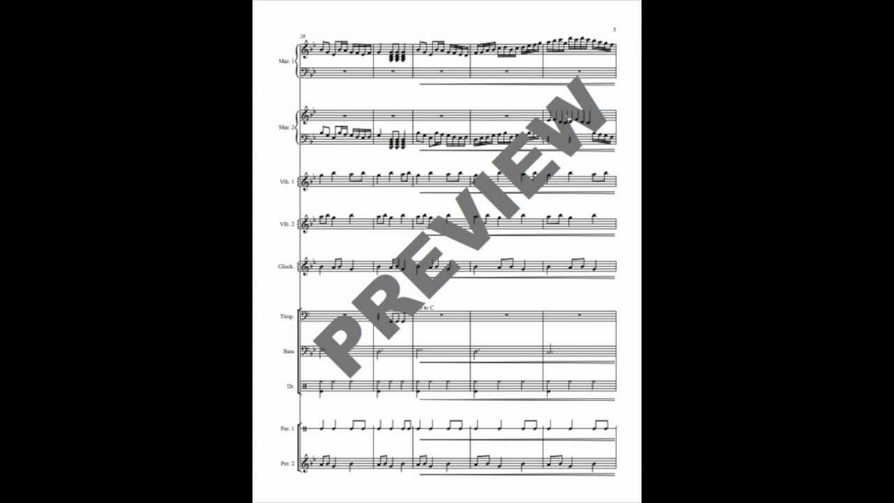 Carol of the Bells/Ukrainian Bells for Percussion Ensemble - YouTube