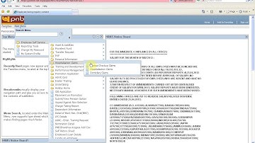 PeopleSoft HRMS Claims in Hindi