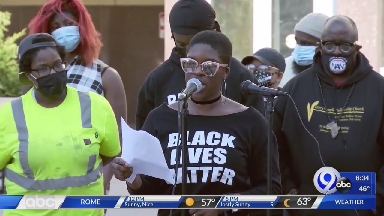 Black Lives Matter Syracuse gathers after Derek Chauvin's conviction