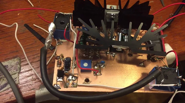 50W QRP HF Amplifier Demo with IRF510