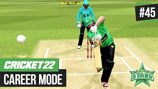 CRICKET 22 | CAREER MODE #45 | FIGHTING FOR FINALS!