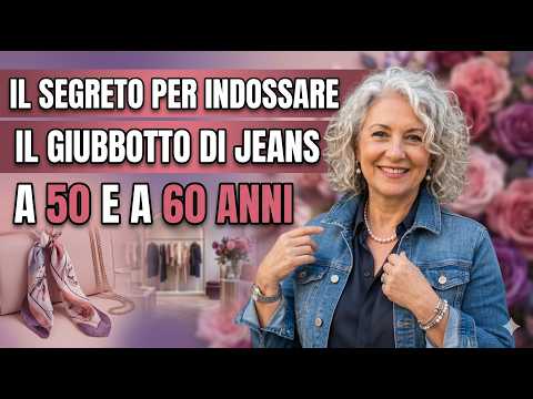 Video Il segreto per indossare il giubbotto di jeans dopo i 60 anni: trucchi di stile, eleganti e ...