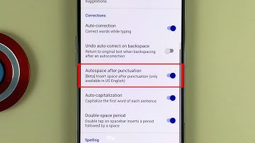 How to insert spaces after punctuation marks on OPPO Reno2 F Android 11