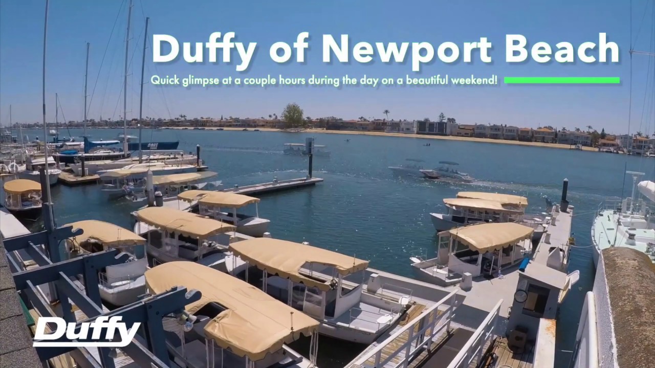 Duffy Electric Boats of Newport Beach Rentals Timelapse YouTube