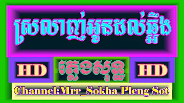 ស្រលាញ់អូនដល់ឆ្អឹង | ភ្លេង​សុទ្ធ || Srolanh Oun Dol Chhaoeng || Pleng sot | Karaoke