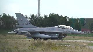 F-16 Quick Reaction Alert Scramble Take Off Volkel Air Force Base 8 Augustus 2023