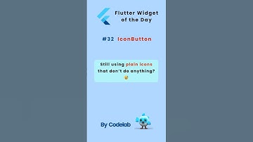 Widgets of the day #32 – IconButton #flutter #programming #fluttertutorial #flutterwidgets #dart