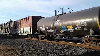 UP 7620 UP 7005 UP 6714 UP 7441 LEAD SOUTHBOUND FREIGHT TRAIN