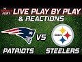 Patriots vs Steelers Live Play-by-Play & Reactions 🏈