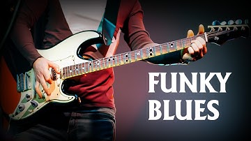 Funky Groove Blues Guitar Backing Track in E Minor