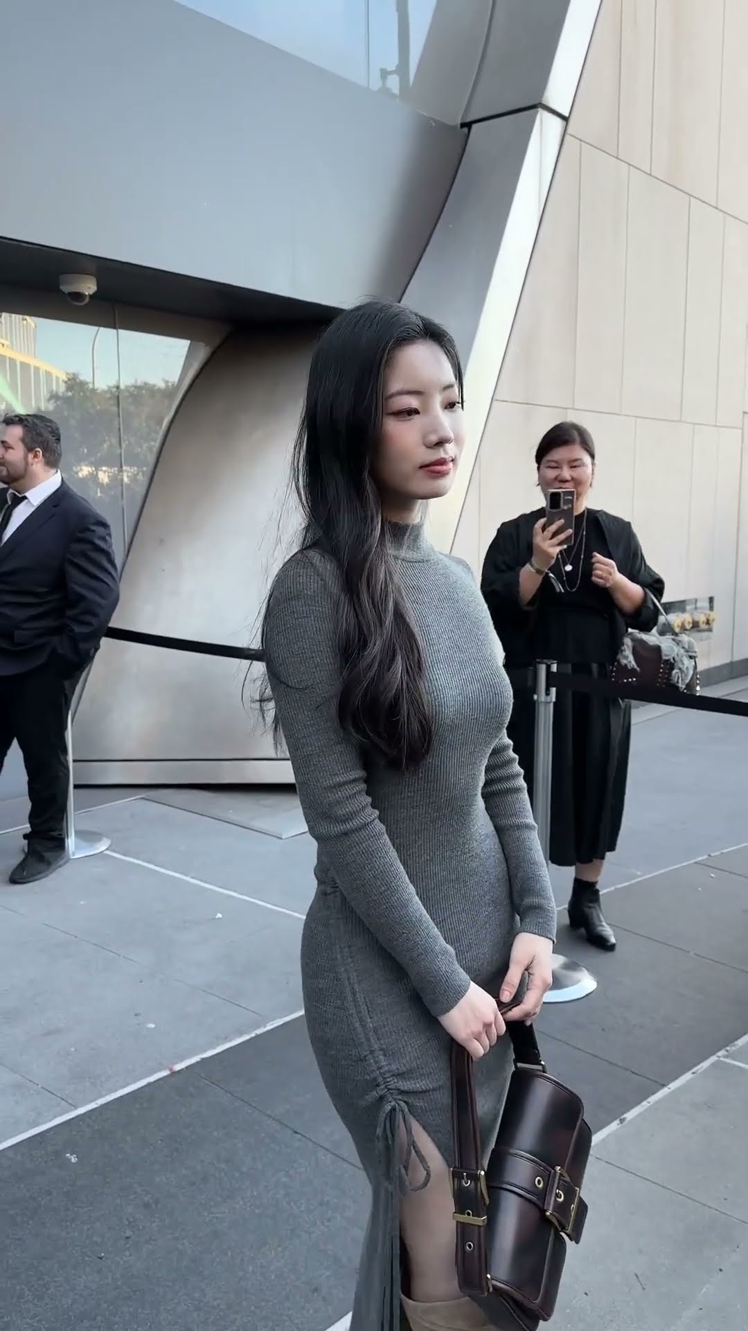 Dahyun's Cozy Fall Fit After the Michael Kors Show