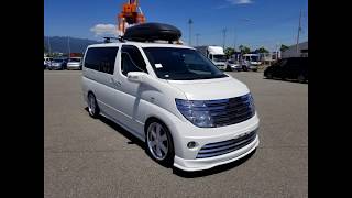 Nissan Elgrand Rider with wheel chair removable ramp @ Japcarfinder.co.uk