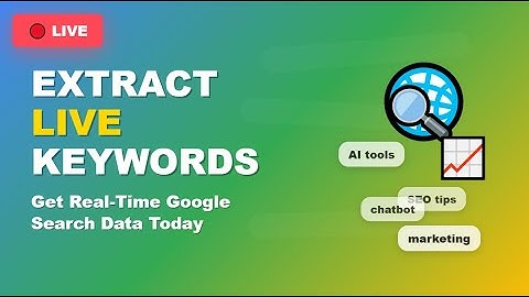 Easily See The Most Upto Date Keywords People Are Searching For