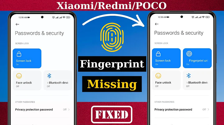 Fix Fingerprint Option Not Showing In Settings on Xiaomi phones (MI, Redmi, POCO)